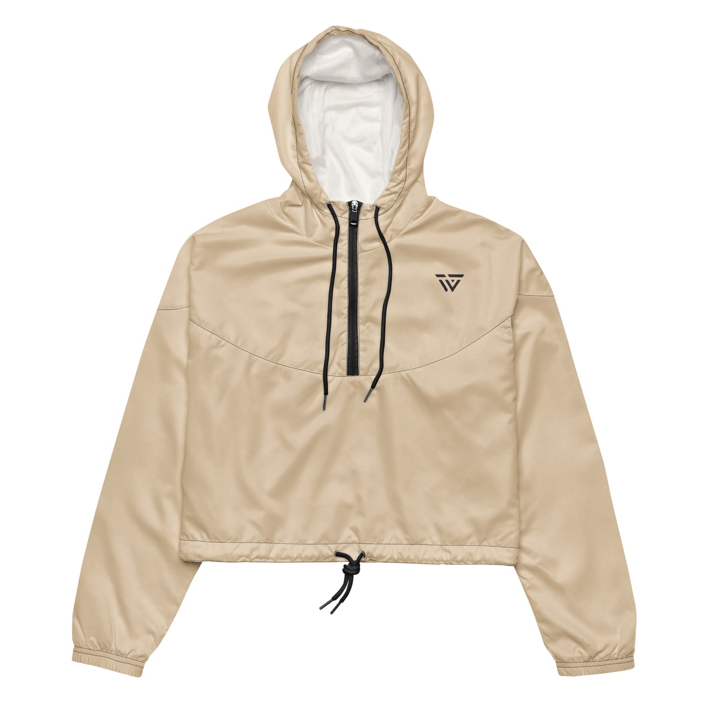 Staple Cropped Windbreaker - Nude