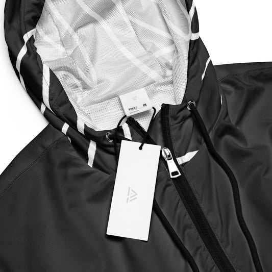 Statement Cropped Windbreaker - Black