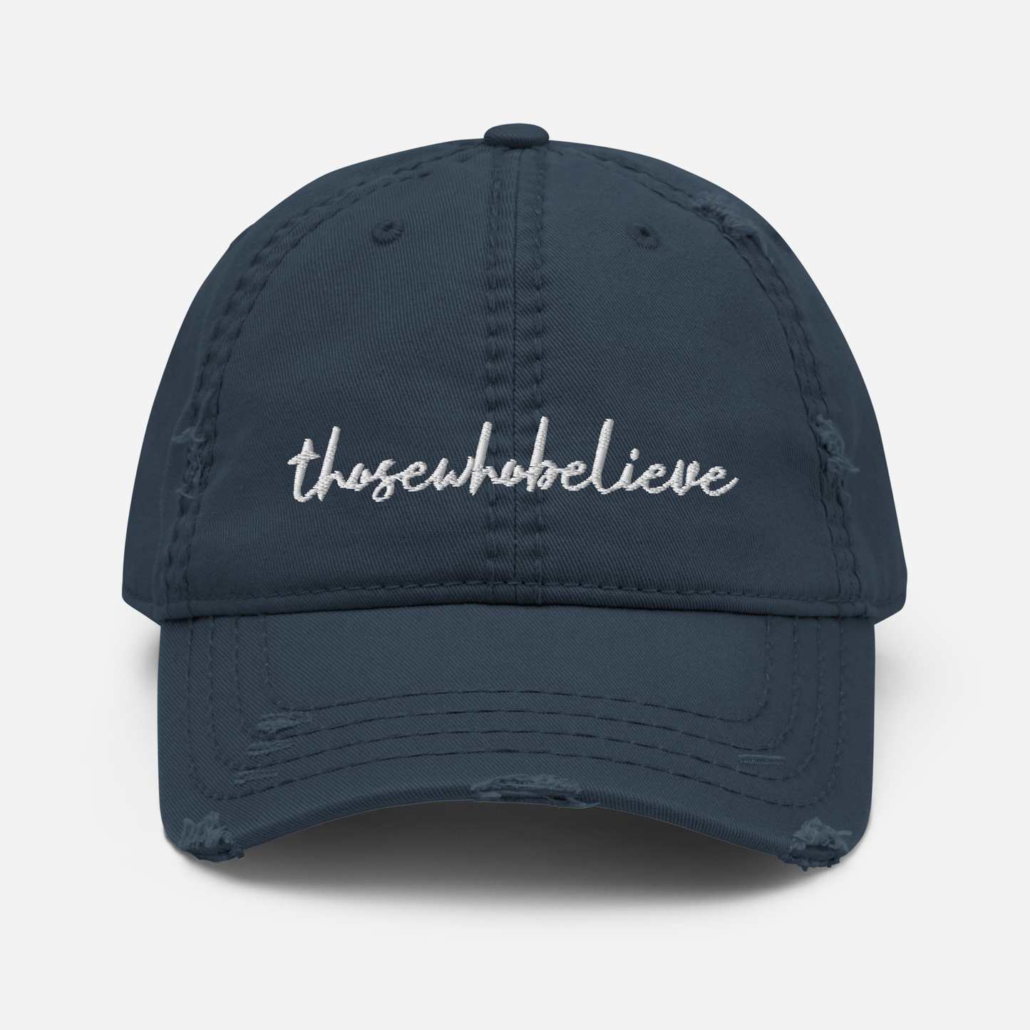 Signature Distressed Hat